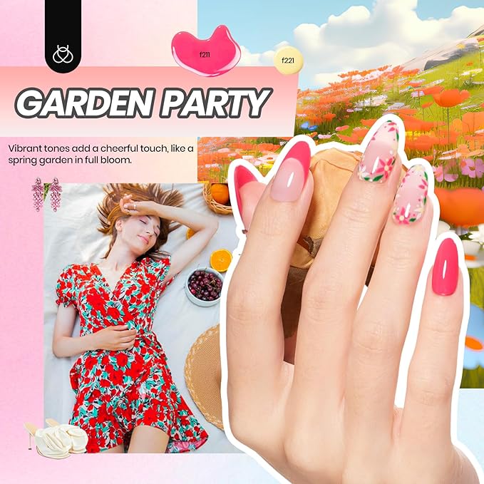 Beetles Gel Nail Polish Kit with U V Light, Beetles Four Seasons Glow 32 Colors Gel Polish 54 Pcs Nail Kit with Base and Matte&Glossy Top Coat Soak Off DIY Art Manicure Gifts for Women Teens Girls