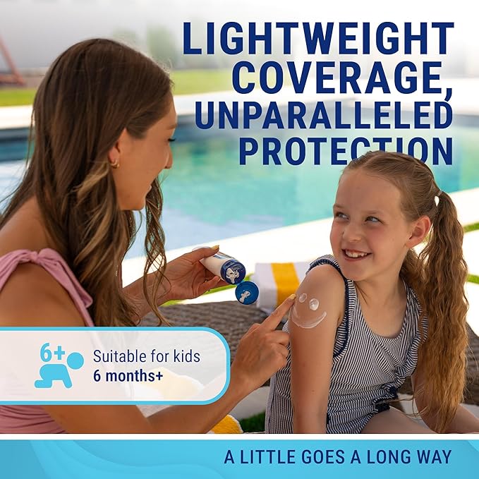 Sunscreen SPF 50 | Hawaii Compliant as Reef Safe | Octinoxate & Oxybenzone Free | Broad Spectrum UVA/UVB Protection | Water Resistant 80 Min. | Fragrance Free | 6 Fl Oz Lotion