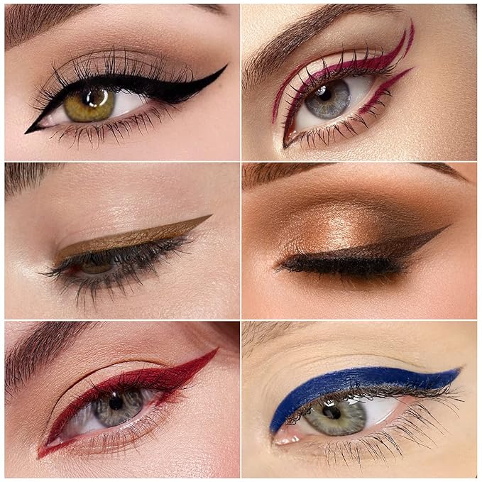 Boobeen Liquid Eyeliner Pen, Matte Eye Liner with Precision Tip, Long Lasting Eyeliner Pencil for Bold Eye Makeup, Glides on Smoothly