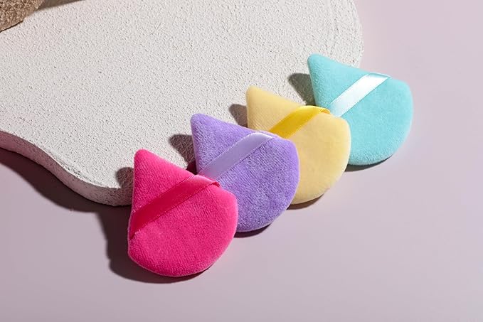 BS-MALL Makeup Sponge Set 20 Pcs – Premium Portable Super Soft Triangle Puff for Flawless Makeup Application,Beauty Cosmetic Applicators For Daily Use (Multicolored)