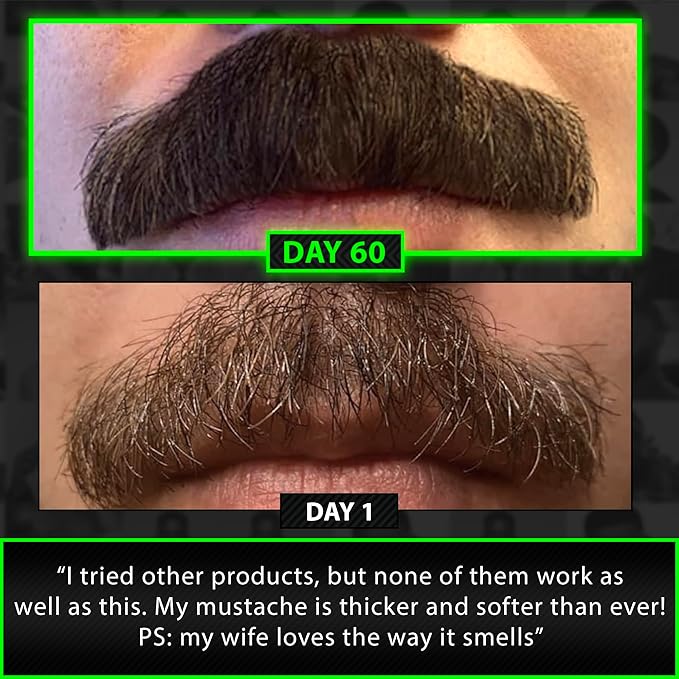 Beard Growth Kit w/GROW Beard Growth Oil for Men + 2X Thickening Biotin Beard Balm/Beard Care & Beard Conditioner (Beard Kit for Facial Hair Growth)