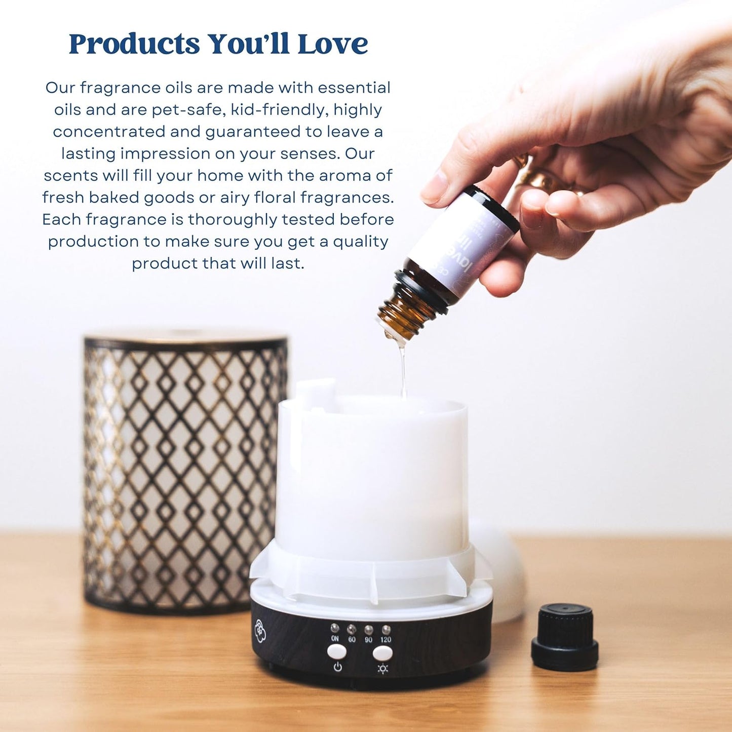 CANDECraftCo Premium Fragrance Oil – Diffuser Oils Fragrances Scented for Home, Candle Soap Making Supplies, Aromatherapy Blends for House (0.34 Fl Oz) (2-Pack, Flannel Pine)