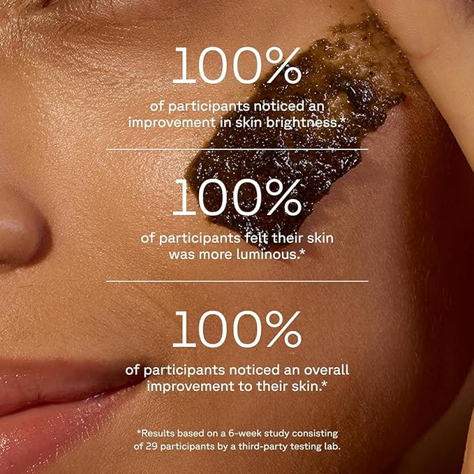 Acure Brightening Facial Scrub & Cleansing Gel Combo Pack - Exfoliating Face Wash & Gentle Daily Facial Cleanser for Radiant Skin with Sea Kelp, Pomegranate & Acai, 100% Vegan - 4 fl oz (2 Pack)