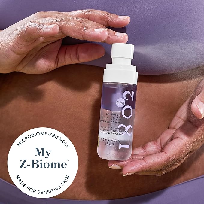Beekman 1802 Milk Shake Body Mist - Lavender 4.7 fl oz - Hyaluronic Acid, Jojoba Oil, Instantly Moisturizes, Hydrates & Softens, Good for Sensitive Skin, Cruelty Free