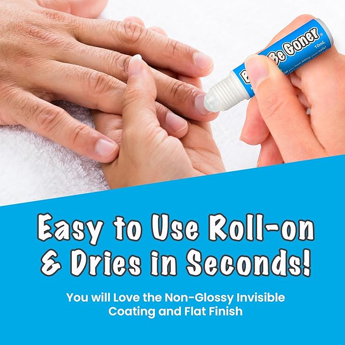 Nail Deterrent, Treatment for Kids and Adults, Non-Glossy Invisible Coating, Stop Nail Biting and Thumb Sucking Today, 0.3 Fl Oz