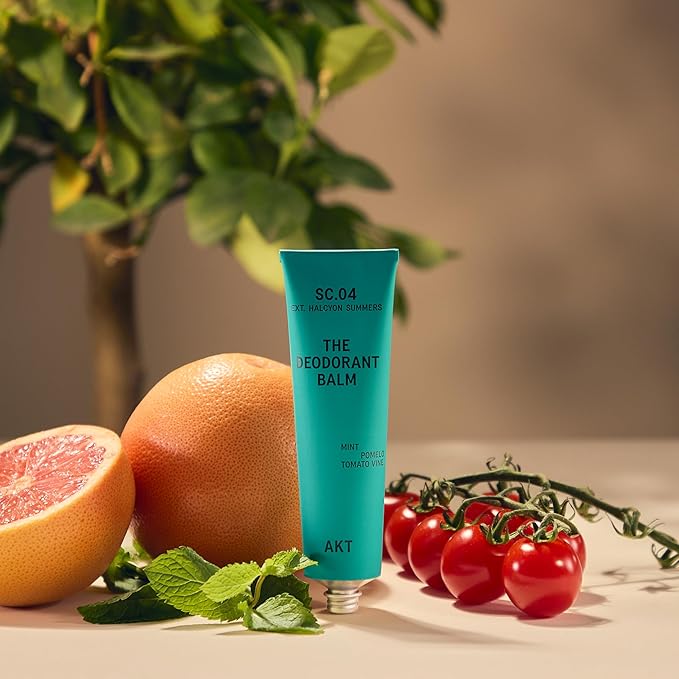 AKT Deodorant Balm 1.7 Fl Oz, Natural Deodorant for Men and Women, Award-Winning, Multi-use, Cream Deo Without Aluminum, Sc.04 Halcyon Summers, Plastic Free, All Genders