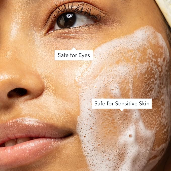 Beekman 1802 Micellar Milk Froth Gel to Foam Cleanser - 2 in 1 Cleanser and Makeup Remover, Goat Milk & Golden Sea Moss Cleanses and Replenishes Skin, Fragrance Free, Senitive Skin Safe, 5.0 fl. oz