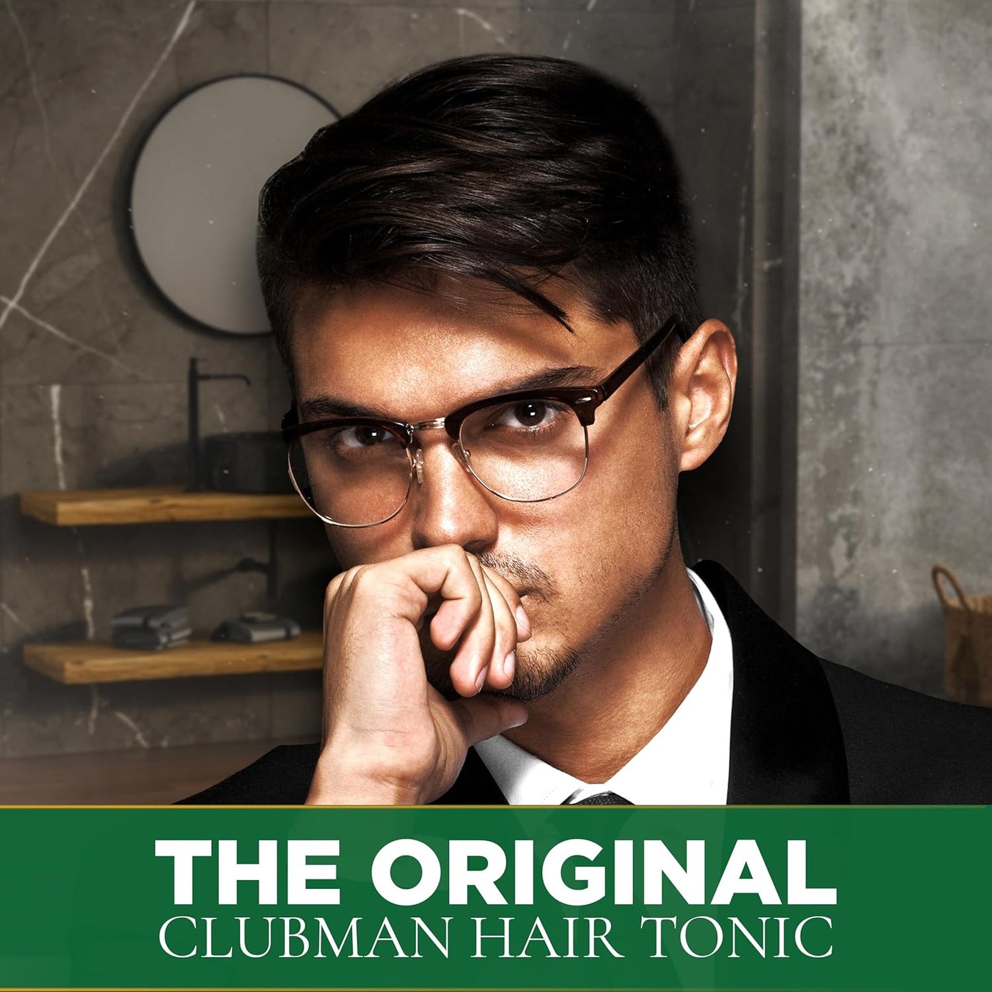 Clubman Pinaud Hair Tonic for Men – Classic Greaseless Hair Tonic for Hair Growth, Strengthening Scalp Treatment, 12.5 fl oz