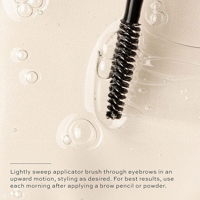 DIME Beauty Eyebrow Enhancing Gel, Clear Eyebrow Gel to Promote Fuller, Thicker, Stronger Brows, 0.20 oz / 6 mL