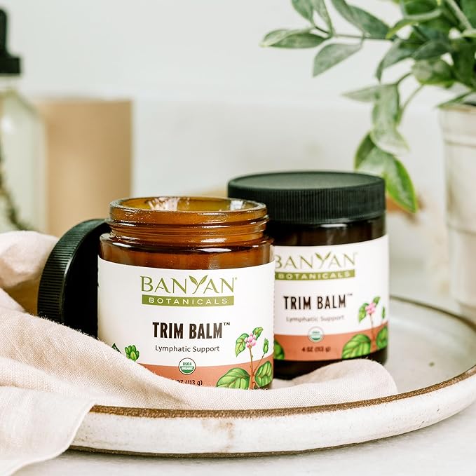 Banyan Botanicals Trim Balm - Certified Organic, 4 oz - Chitrak and Guggulu Increases Metabolism