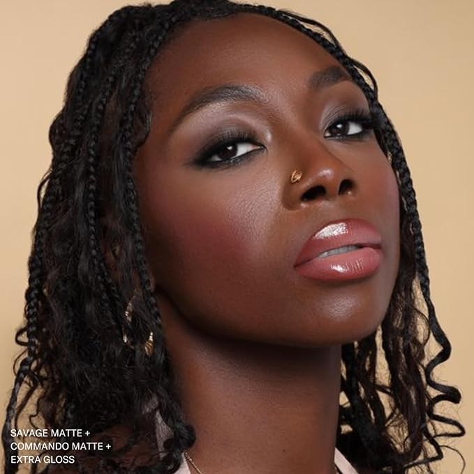 The Lip Bar - Nonstop Liquid Matte Lipstick, Commando (Peachy Nude) - High Pigment - One Swipe - Long Lasting - Jojoba Oil, Vitamin E - Vegan & Cruelty Free - Makeup & Cosmetics - .24 fl oz