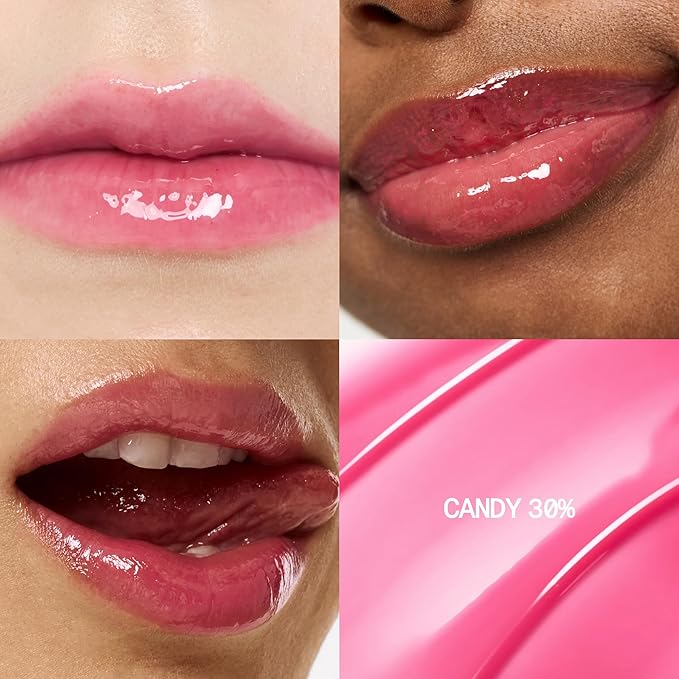3D Voluming Gloss 30% (Sheer) | Candy 30% l High Shine, Non-Sticky Lip Gloss for Makeup | Long-Lasting, Moisturizing Gel Formula | 30%, 70% Pigment Options | 5.3g