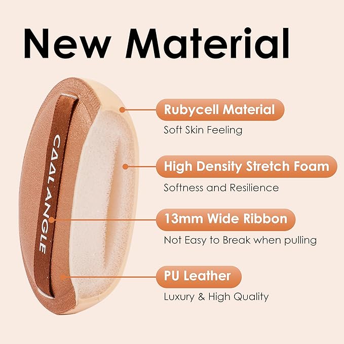 5Pcs Brown Makeup Sponge For Foundation Concealer And Powder, Latex Free Blender Sponge For Natural And Easy Makeup Soft Long-lasting And Beginner-friendly, Medium