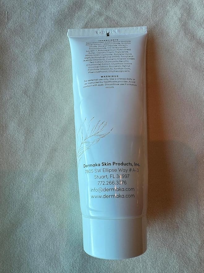 Dermaka All-Natural Skin Soothing Cream 4 Ounce – Moisturizing Lotion with Arnica, Green Tea, Chamomile & Vitamin E – Hydrating, Fast-Absorbing & Non-Greasy Formula for Healthy-Looking Skin