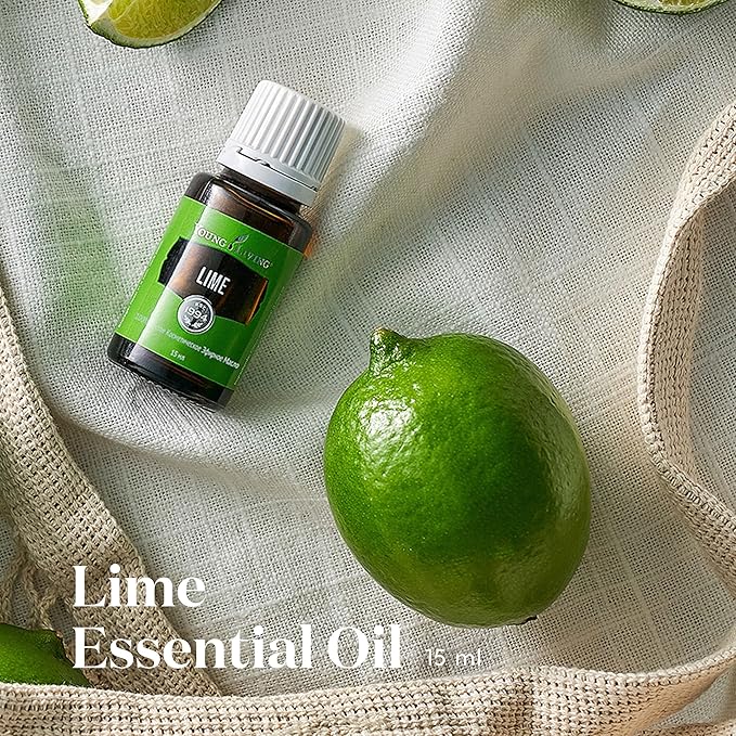 Young Living Lime Essential Oil - 15ml of Pure Aromatherapy Bliss: Awaken Your Senses with a Refreshing Citrus Fragrance - Premium Grade for Diffusion and Topical Use
