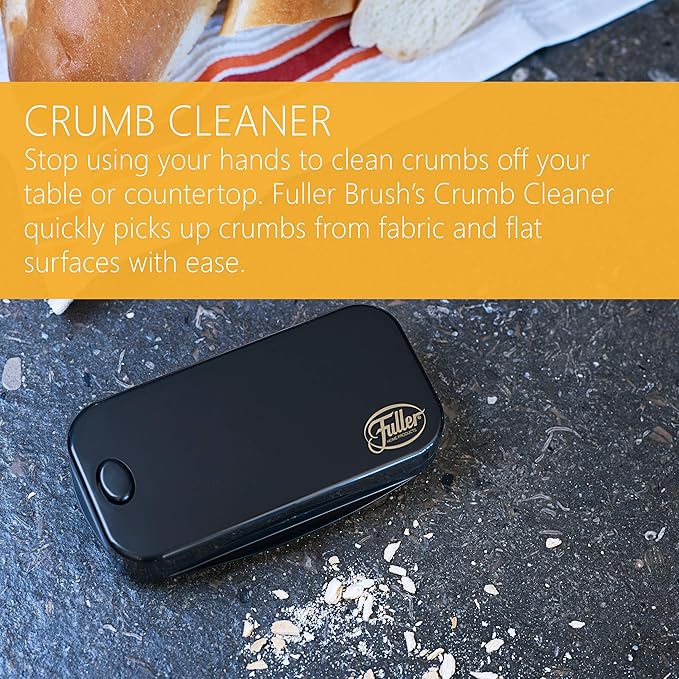 Fuller Brush Premium Table Tidy - Portable Handheld Crumb Remover Sweeps Crumbs & Dry Spills on Fabric Tablecloth Placemats & Tabletop Surfaces Comes in 3 Colors Available in Singles & Packs of 2 or 6