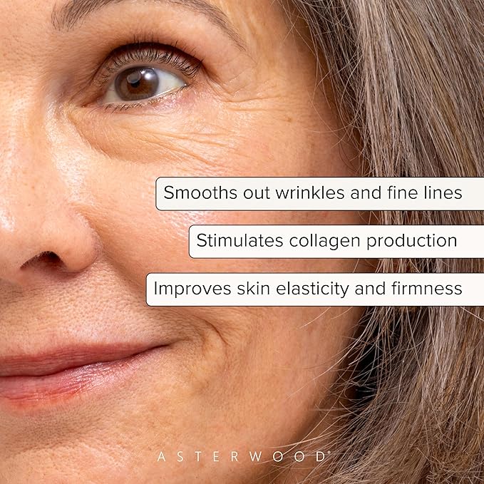 Asterwood Bakuchiol Serum for Face - Retinol Alternative - Plumping, Anti-Aging, Wrinkle Reducing - Fragrance-Free - 1 Fl Oz