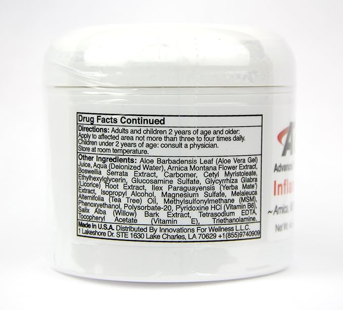 AcuPlus - Advanced Pain Relief Topical Anti Inflammatory Cream to Soothe Muscle & Joint Pain - Arthritis, Bursitis, & Tendonitis - Fast-Acting Formula with Natural Ingredients - 4 oz.