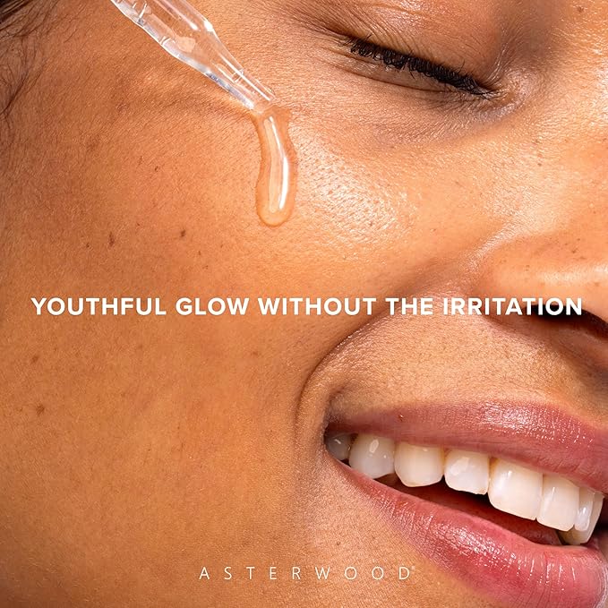 Asterwood Bakuchiol Serum for Face - Retinol Alternative - Plumping, Anti-Aging, Wrinkle Reducing - Fragrance-Free - 2 Fl Oz