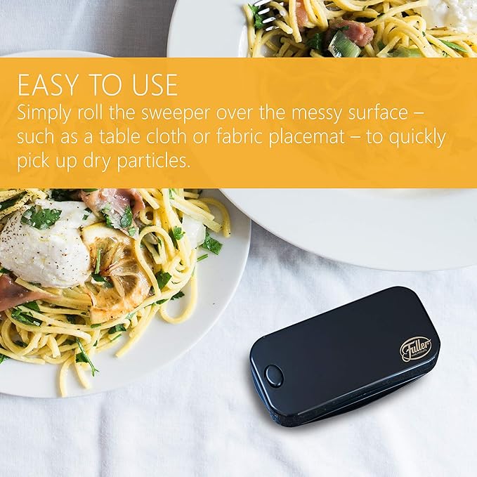 Fuller Brush Premium Table Tidy - Portable Handheld Crumb Remover Sweeps Crumbs & Dry Spills on Fabric Tablecloth Placemats & Tabletop Surfaces Comes in 3 Colors Available in Singles & Packs of 2 or 6