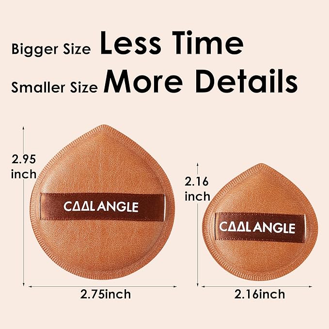 5Pcs Brown Makeup Sponge For Foundation Concealer And Powder, Latex Free Blender Sponge For Natural And Easy Makeup Soft Long-lasting And Beginner-friendly, Medium