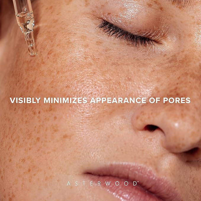 Asterwood Overnight Exfoliating Serum - AHA (Lactic Acid & Glycolic Acid) - BHA (Salicylic Acid) - Supports Improvement of Hyperpigmentation, Dark Spots - Fragrance-Free - 1 Fl Oz