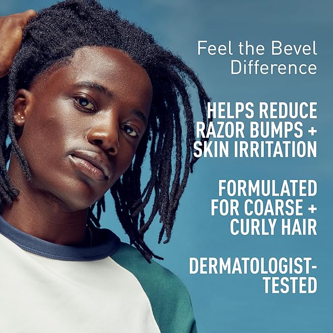 Bevel Shaving Kit for Men, Includes Safety Razor with 40 Replacement Blades, Luxury Shaving Brush, Pre Shave Oil, Shave Cream and Balm (Packaging May Vary)