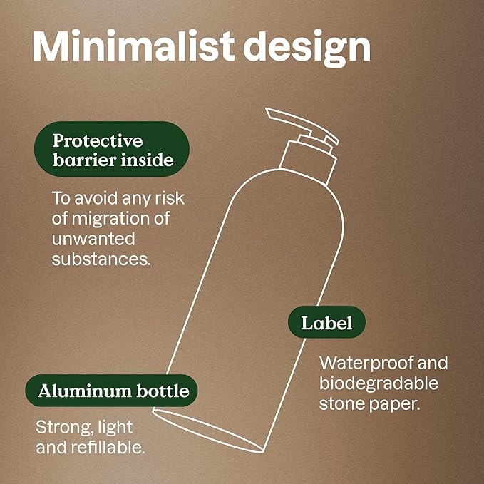 ATTITUDE Hydrating Conditioner, Peppermint & Sweet Orange, with Essential Oils, Vegan & Plant-Based, Aluminum Bottle, For Dry and Damaged Hair, 16 Fl Oz