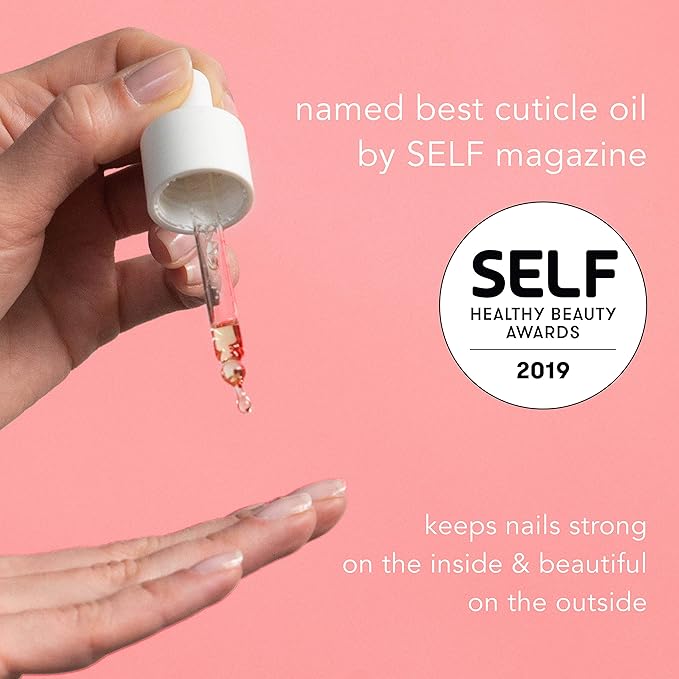 Barefoot Scientist Inner Strength Nail and Cuticle Renewal Drops, Award-Winning Cuticle Oil for Fingernails and Toenails Clear, 20 mL